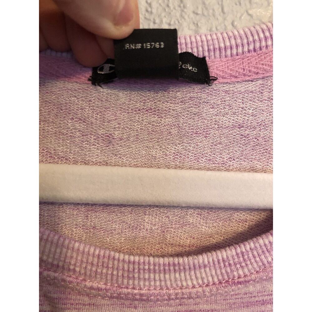 Champion Womens Top Small Pink‎ Long Sleeve Pullover Athletic Athleisure Shirt - Picture 3 of 8